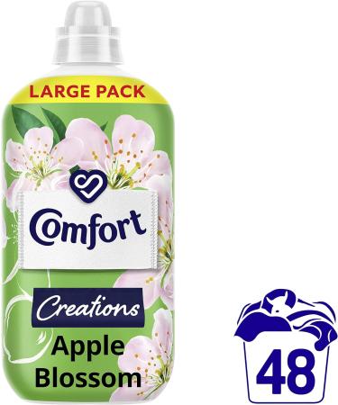 Comfort Creations Apple Blossom Fabric Conditioner - 48 Washes, 1.44L Bottle - Jasmin Scent - Long Lasting Freshness and Fragrance - Pack of 1 - Buy Online on GoSupps.com