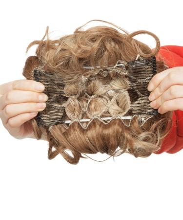 Sego Hair Part Hair Extensions with Comb for Updos & Ponytails - Light Blonde Messy Bun Braid & Dutt Styles - Buy Online on GoSupps.com