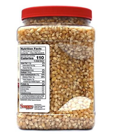 Snappy White Popcorn - 4 lbs | Gourmet Snack for Movie Nights & Parties - Buy Online on GoSupps.com