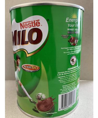 Nestle Milo Energy Cocoa Powder Drink 400 g (Pack of 3)