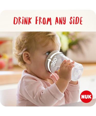 NUK Magic Cup Sippy Cup | 360 Anti-Spill Rim | BPA-Free | 230ml | Blue Cat | 8+ Months | Leak-Proof | 1 Count - Buy Online on GoSupps.com