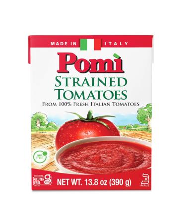 Pom Strained Tomatoes - 13.8oz Carton (Pack of 12) 13.8 Ounce