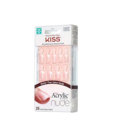 KISS Acrylic Nude French Nails - 64269 Serenity | Buy Online & Ship Internationally - Buy Online on GoSupps.com