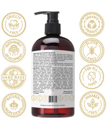 Organic Anti-Thinning Conditioner | Strengthen & Rejuvenate Hair | Ayurvedic Herbs for Hair Loss Prevention & Growth | Lavender Ginger Rosemary - Buy Online on GoSupps.com