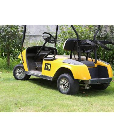 10L0L Golf Cart SS Wheel Covers Hub Caps for EZGO/Club Car/Yamaha - 8 Chrome Set of 4 - Snap-on Installation - Buy Online on GoSupps.com