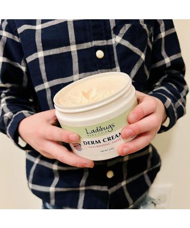 LADIBUGS Home Derm Nourishing Salve for Dry Skin & Eczema | Fast Absorbing Cream for Quick Relief - Buy Online on GoSupps.com