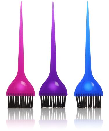 Soft 'N Style Translucent Dye Brush Set, 2.6 oz, 3 Piece, Pack of 4
