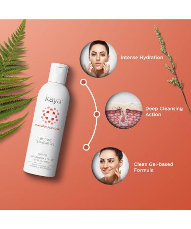Buy Kaya Skin Clinic Soothing Cleansing Gel 200ml - Gentle Cleanser for All Skin Types | International Shipping Available - Buy Online on GoSupps.com