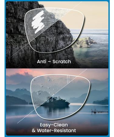 GUDVUE Blue Light Glasses for Men - Rectangle Computer & Gaming Eyeglasses | Comfortable Eye Protection - Buy Online on GoSupps.com