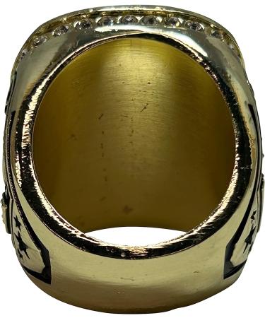 Champion Gold Last Place Loser Trophy Ring with Neck Chain and Stand - Fantasy Prize Gift - Buy Online on GoSupps.com