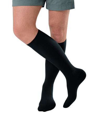 JOBST forMen Ambition Knee High w/ SoftFit Technology 30-40 mmHg Navy SZ 4 Navy 4 Regular