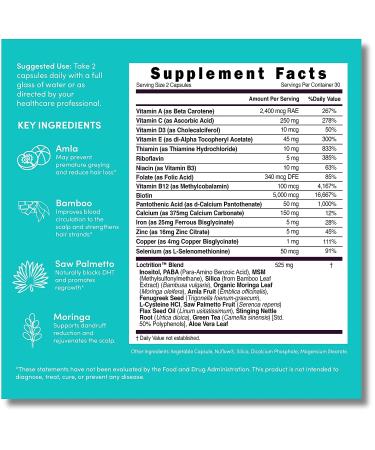 NatraLocs LOCTRITION Hair Growth Vitamins for Men and Women - Natural Loc Care for Stronger, Healthier Hair | Ideal for Dreads, Braids, and Loc Styles - Buy Online on GoSupps.com