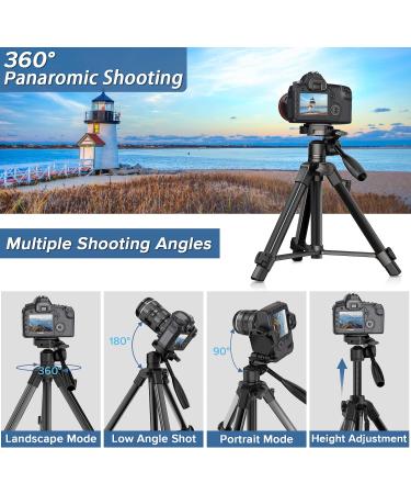 69 Camera Tripod - Patented 3-Way Swivel Portable Phone Stand - Professional Aluminum Alloy Monopod for Canon Nikon GoPro DSLR DV Smartphone - Buy Online on GoSupps.com