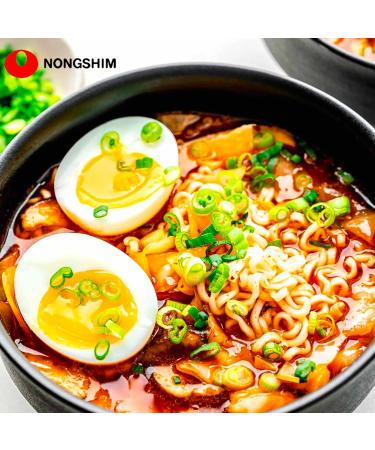 Nongshim Neoguri Seafood and Spicy Flavour 120g (Pack of 10) - Instant Korean Ramen Noodle - Buy Online on GoSupps.com