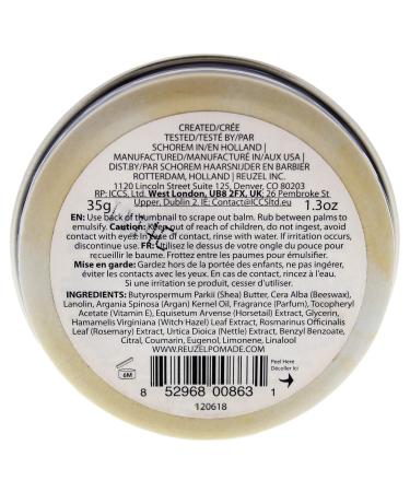 Reuzel Wood and Spice Beard Balm - Conditioning & Sculpting Beard Treatment - Shea Butter & Argan Oil - Woody Spice Fragrance - Buy Online on GoSupps.com