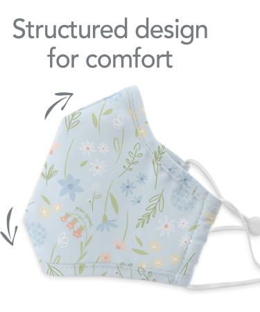 Green Sprouts i play Adjustable Reusable Face Mask - Aqua Rainbows - Adult Large | Eco-Friendly Protection for All Ages - Shop Internationally - Buy Online on GoSupps.com