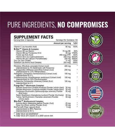 Approved Science Adrenasyl - Adrenal Gland Support - 180 Count - Pack of 1 180 Count (Pack of 1) - Buy Online on GoSupps.com