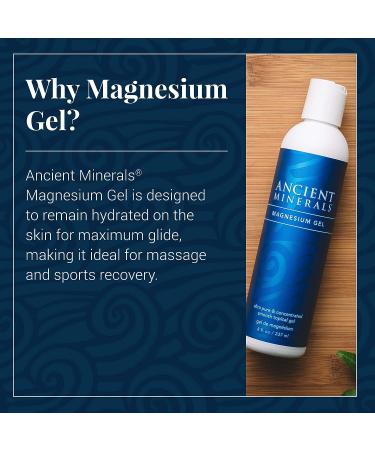 Ancient Minerals Magnesium Gel | 8oz Tube | Pure Zechstein Magnesium Chloride | Ideal for Massage and Skin Absorption - Buy Online on GoSupps.com