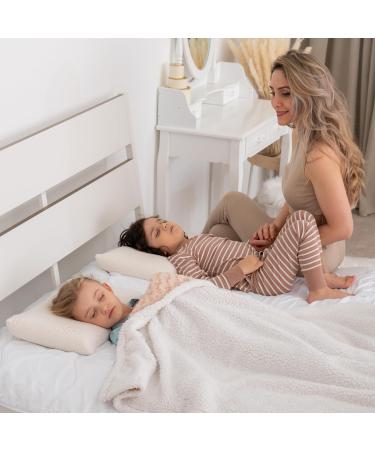 KNERST Children's Pillow - Ergonomic Memory Foam Pillow 25x50 cm with Cover for Relaxing Sleep - Buy Online on GoSupps.com
