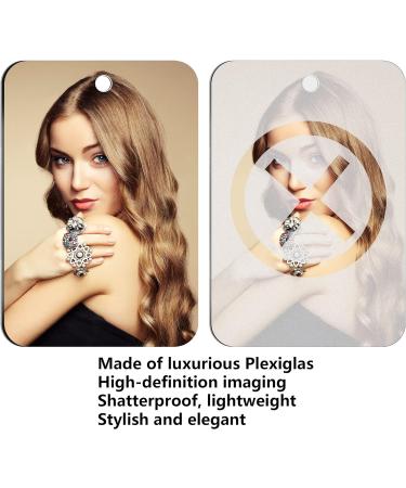 Fogless Shower Mirror 2 Pack (10.7''x8'') - Unbreakable Design for Shaving, Makeup & Camping - Buy Online on GoSupps.com