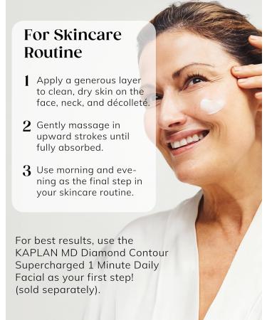 KAPLAN MD Diamond Contour Collagen Boosting Hydration Creme 6 in 1 Anti-Aging Moisturizer with Peptides Hyaluronic Acid & Crushed Diamonds Face Treatment Cream for Women 1.7 oz 1.7 Ounce (Pack of 1) - Buy Online on GoSupps.com