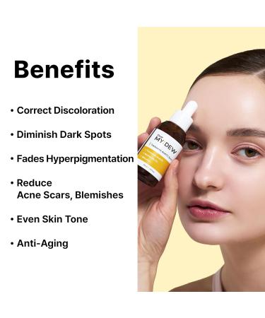 DearMYDEW 5% Tranexamic Acid Serum with 5% Niacinamide Bakuchiol Dark Spot Correcting Serum Fade Discoloration Hyperpigmentation Acne Scars Sun Spots Blemish Remover Korean Skincare 1Fl Oz - Buy Online on GoSupps.com