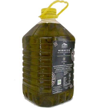 MIRACCO MIRACCO Organic Extra Virgin Olive Oil from Calabria Italy 5 L Cold-Extracted 100% Natural - Buy Online on GoSupps.com