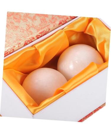 TOVINANNA Gymnastics Ball Set - Hand Massage & Strength Training Tool | 5x5cm White Fitness Rolling Balls for Stress Relief - Buy Online on GoSupps.com