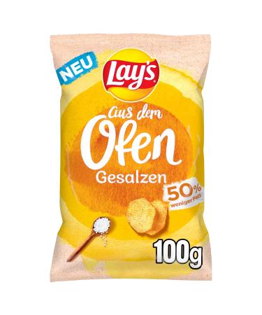 Buy Lay's Oven-Baked Salted Crispy Potato Chips - Nutri-Score B - Perfect Party Snack (12 x 100g) - International Shipping - Buy Online on GoSupps.com