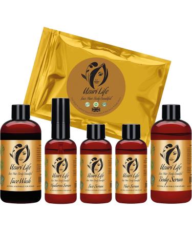 Uzuri Life Natural Organic Facial Wash For Face Detoxify and Activated Charcoal Pore Cleansing Ideal for Vegan Skin Care Anti-Aging Acne Treatment and Skin Lines 100ML - Buy Online on GoSupps.com