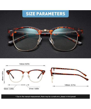 2 Pack Blue Light Blocking Glasses Anti Blue Light Gaming Glasses Retro Fashion Frame Non-Prescription Lens Anti Fatigue Headache Computer Screen Glasses for Women and Men Unisex Round Glasses a1 black Silver + Flower Gold - Buy Online on GoSupps.com