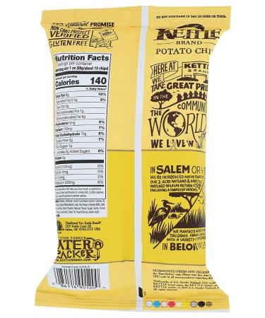 Kettle Foods Parmesan Garlic Potato Chips - 5 oz | Crunchy & Flavorful Snack - Buy Online on GoSupps.com