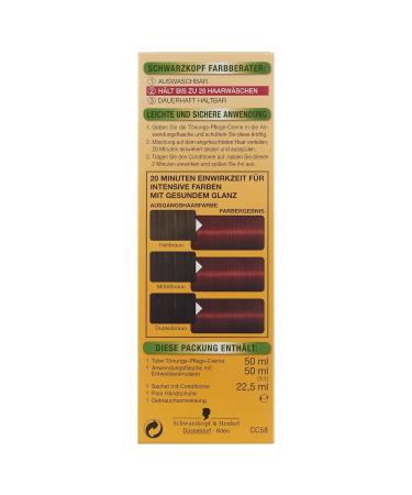 Schwarzkopf Country Colors Intensive Tint Level 2 - 58 Grand Canyon Garnet Red - 1 Piece - Vibrant Hair Color for International Shipping - Buy Online on GoSupps.com
