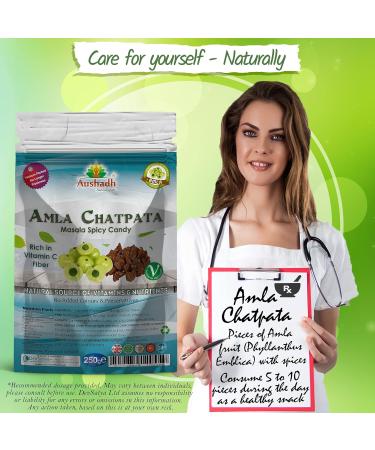 Aushadh Amla Chatpata Candy 250 g Natural - Buy Online on GoSupps.com