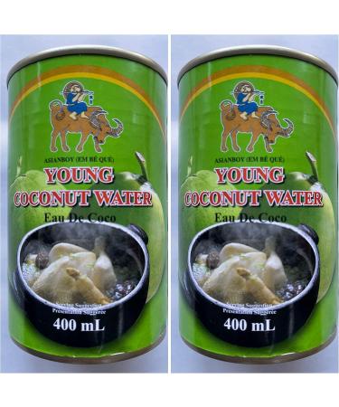 ASIANBOY BRAND YOUNG COCONUT WATER 2X 400ml - Buy Online on GoSupps.com