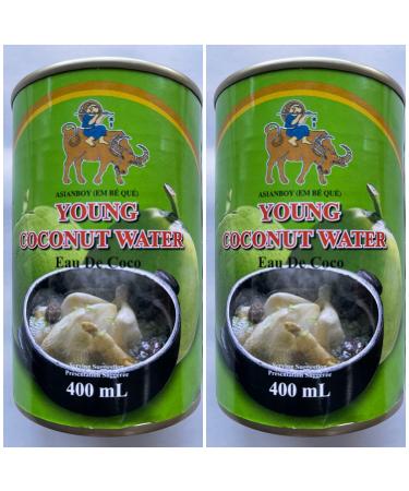 ASIANBOY BRAND YOUNG COCONUT WATER 2X 400ml
