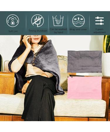 Shop Ultimate Heated Warm Scarf - 3 Gears USB Electric Heating Soft Fluff Temperature-Timing Function (Pink) - Stay Cozy Anywhere! - Buy Online on GoSupps.com