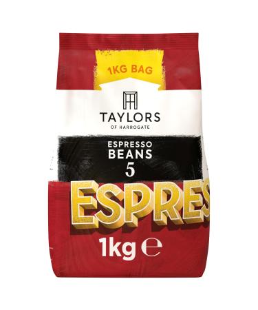 Taylors of Harrogate Espresso Beans 1kg (Pack of 1) Espresso 1 kg (Pack of 1)
