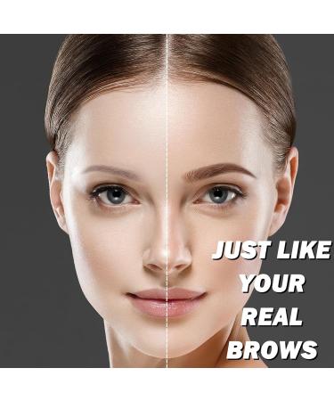 Waterproof Microblade Eyebrow Pencil - Smudge Proof & Long Lasting Light Brown Brow Pen for Perfect Eyebrows - Buy Online on GoSupps.com