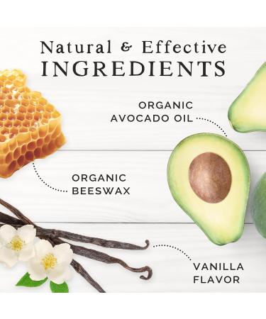 Natural Lip Balm - Organic & Natural Ingredients - Beeswax Based Moisturizing Lip Care Chapstick for Chapped Lips - Great Gift Idea - Farm & Bee - 0.15oz (Pack of 4 - Vanilla Bean) 1 Count (Pack of 4) Vanilla Bean - Buy Online on GoSupps.com