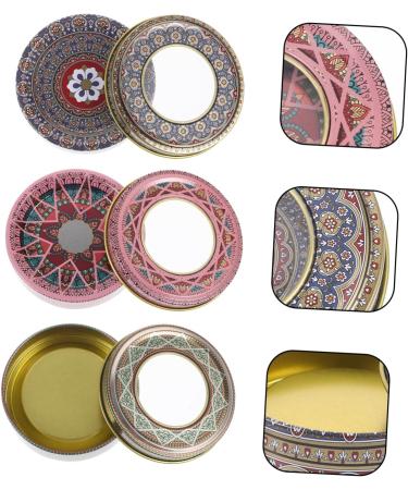 Alipis 3pcs Tin Box Metal Container with Lid Saffrons Cans Wrapping Boxes Seal Travel Metal Can - Buy Online on GoSupps.com