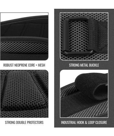 Sawan Weight Lifting Belt for Men & Women - Ultimate Fitness & Bodybuilding Support | Strength Training Powerlifting Gym | Adjustable Black Design - Buy Online on GoSupps.com