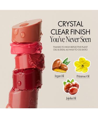 Glasting Melting Balm - High-Shine Hydrating Tinted Lip Balm - Buildable Gloss & Vegan Formula - Korean Glossy Lip Balm with Shea Butter 0.12 oz (#14 Dear Apple) - Buy Online on GoSupps.com