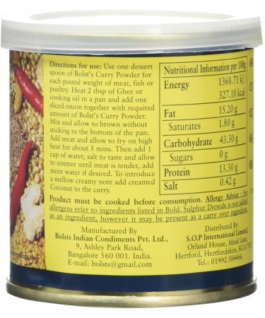 Bolst's Curry Powder Mild 100g - Authentic Indian Spice Blend - Buy Online on GoSupps.com