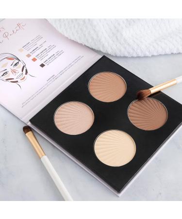 ELLEN TRACY Contour Palette - Full Coverage Highlight & Contour Makeup for Women & Girls | Illuminate & Define Your Look - Buy Online on GoSupps.com