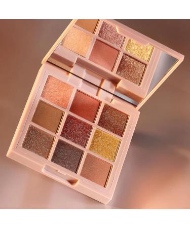Ciat London Trend 9-Pan Eyeshadow Palette (Bronzed) Creamy Highly-Pigmented Shades for Stunning Eye Looks | International Shipping Available - Buy Online on GoSupps.com