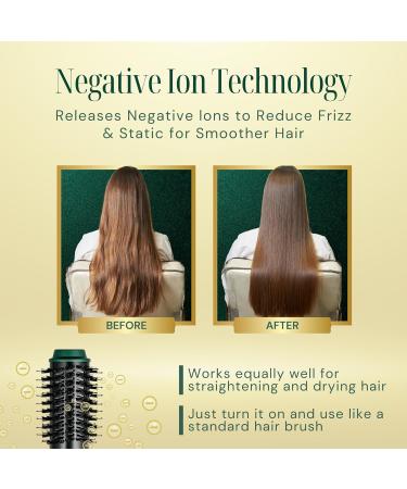 Asani Hot Air Brush - Multipurpose Blow Dryer Brush for Curling & Straightening | Heated Round Brush & Volumizer for All Hair Types - Ship Internationally - Buy Online on GoSupps.com