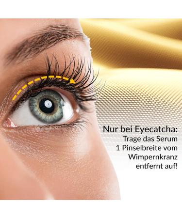 Eyecatcha Vegan Eyelash Serum - Premium Eyelash Booster for Fast Growth | Made in Germany | Test Winner for Long Lashes - Buy Online on GoSupps.com