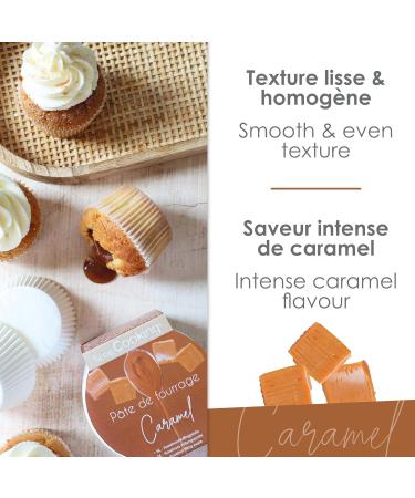 ScrapCooking - P te de Fourrage Caramel 200 g - Pour Fourrer Tablettes clairs Macarons G teaux B ches de No l Cookies Cheesecakes & P tisseries - 4640 - Buy Online on GoSupps.com