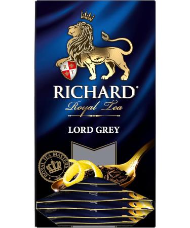 RICHARD Tea Royal Black Tea 25 TEA BAGS Lord Gray - Buy Online on GoSupps.com